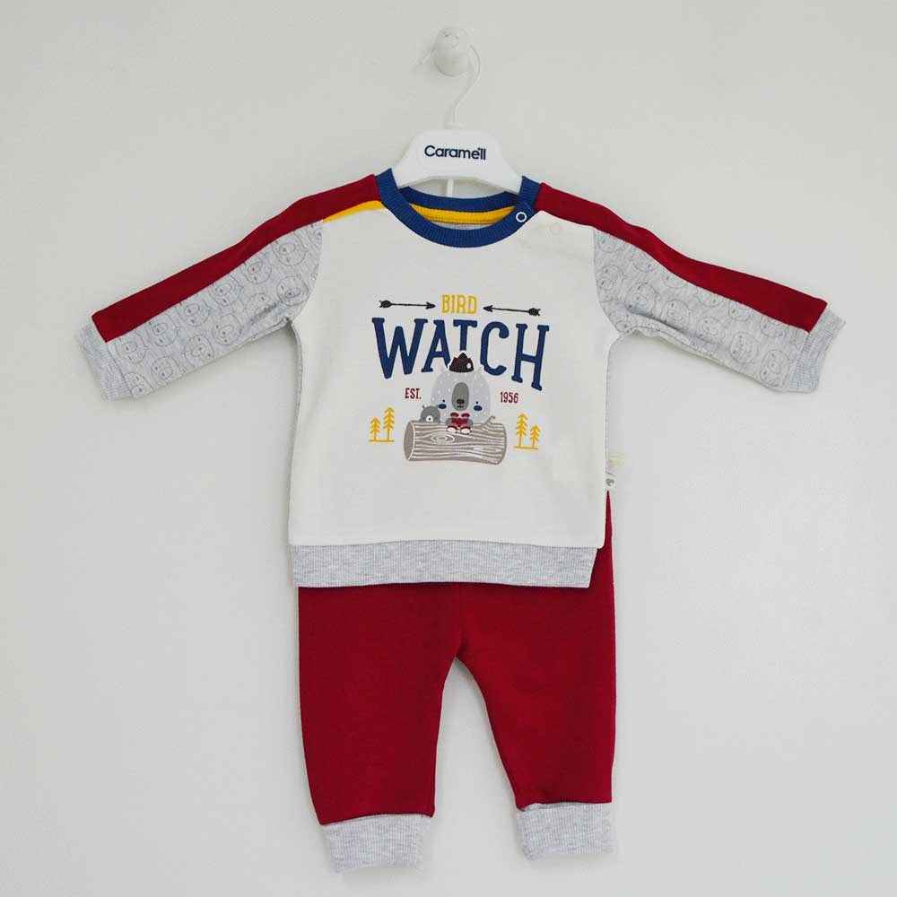 Caramell TKE3469 2Li Bebek Takım Bordo