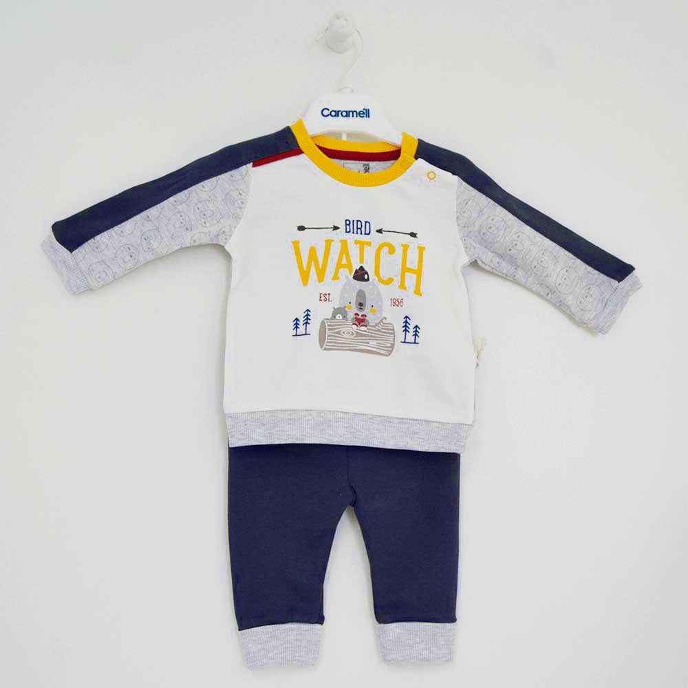 Caramell TKE3469 2Li Bebek Takım İndigo
