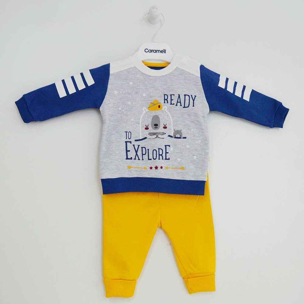 Caramell TKE3468 2Li Bebek Takım Hardal