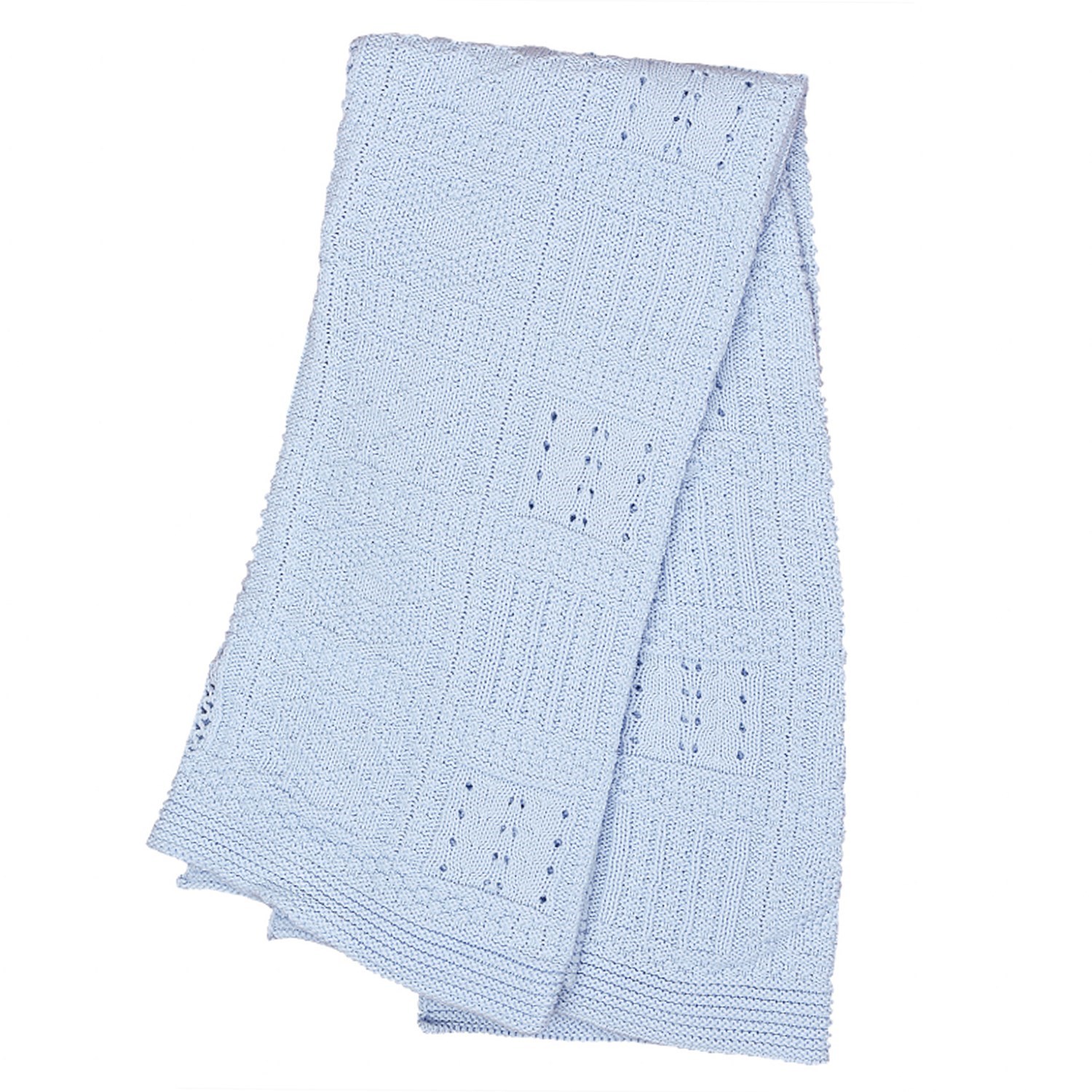 Kitikate S22599 Triko Bebek Battaniye Mavi