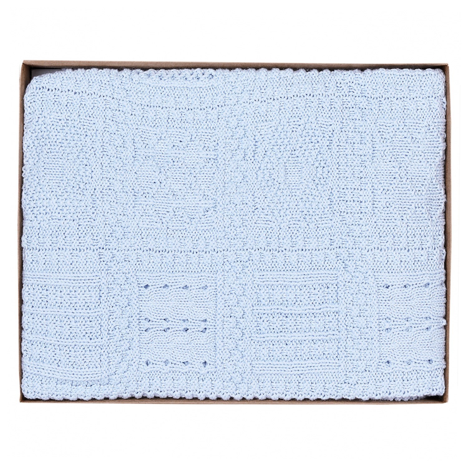 Kitikate S22599 Triko Bebek Battaniye Mavi