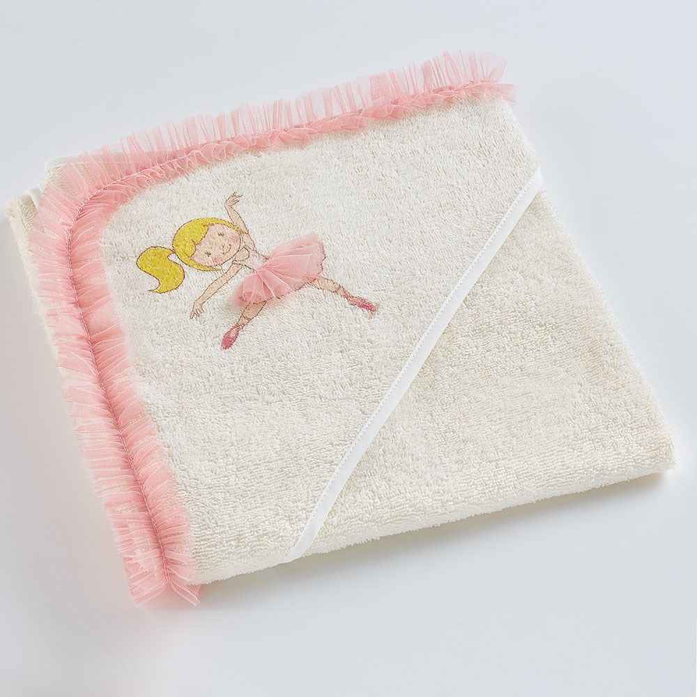 Aybi Baby 1139 Ballerina Bebek Havlusu 75X80 Cm 