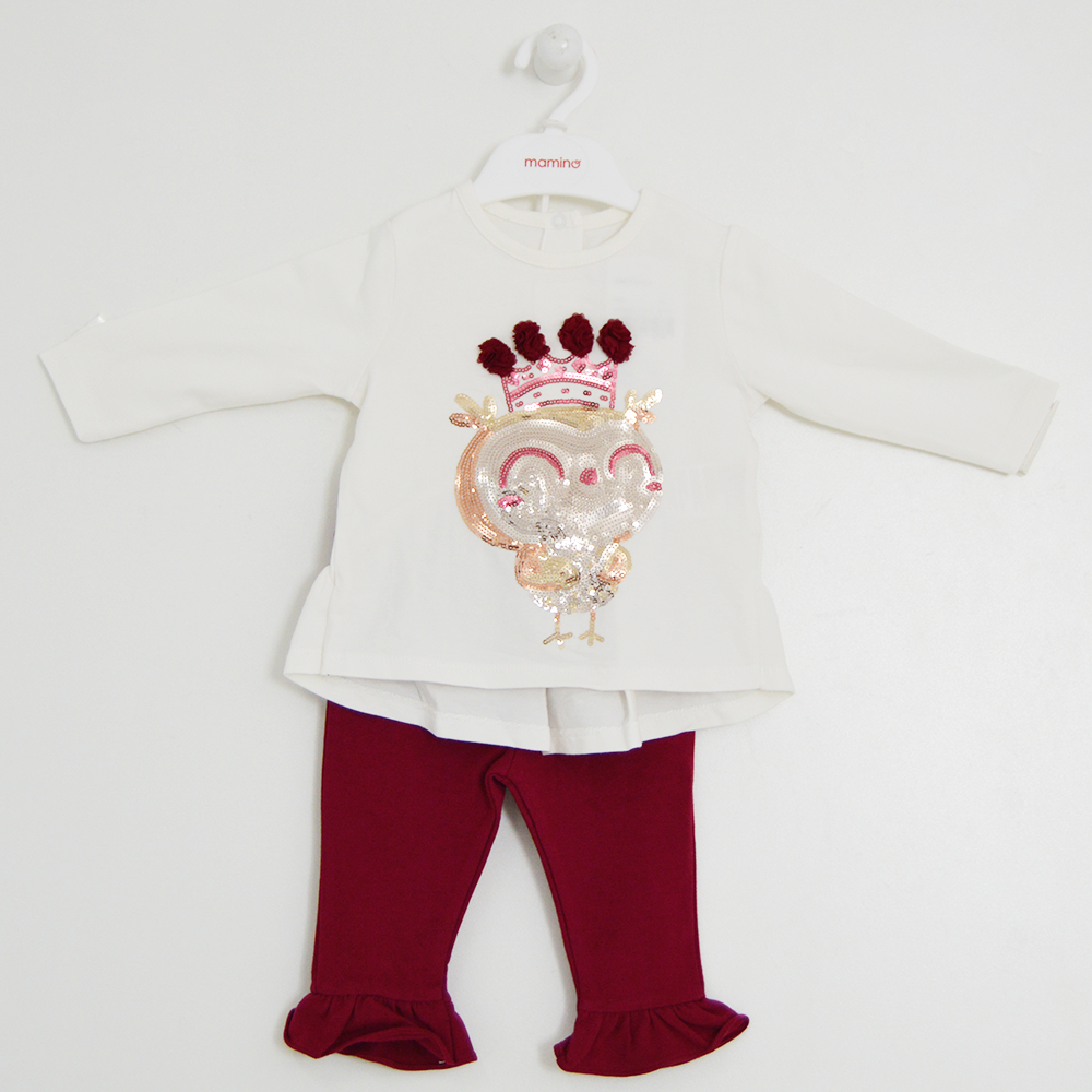 Mamino 9285 2'li Bebek Takımı Krem