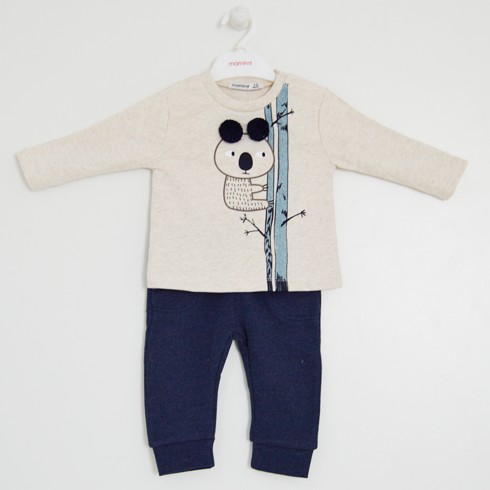 Mamino 9452 2'li Bebek Takımı Bej