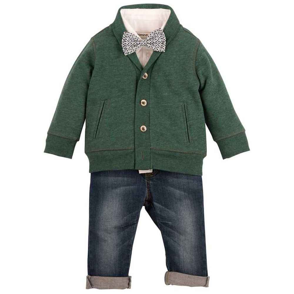 Mamino 9252 4'lü Bebek Takımı Yeşil