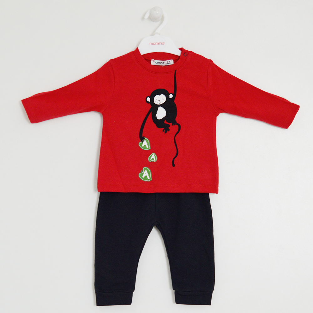 Mamino 9451 2'li Bebek Takımı Kırmızı
