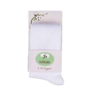 KitiKate S95941 Organic Bebek Külotlu Çorap Beyaz