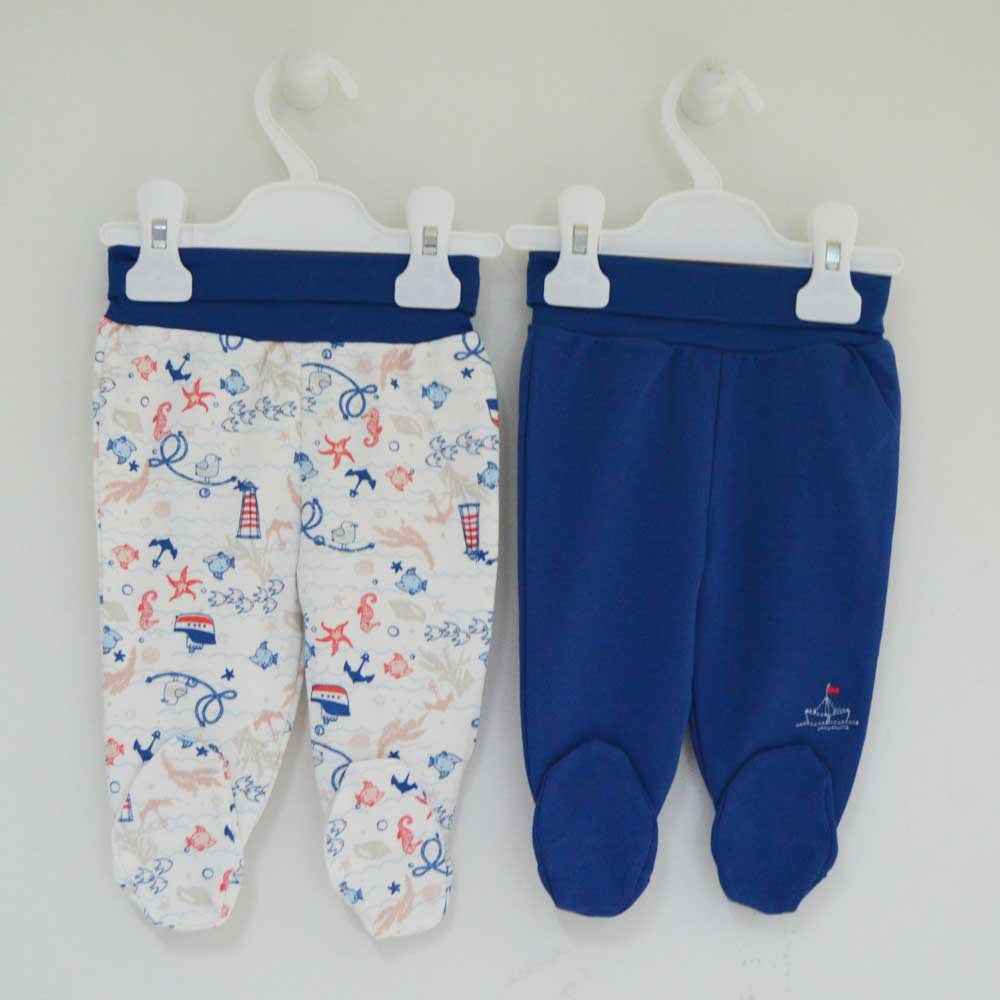 Bebetto T976 Patikli Bebek Pantolonu Lacivert
