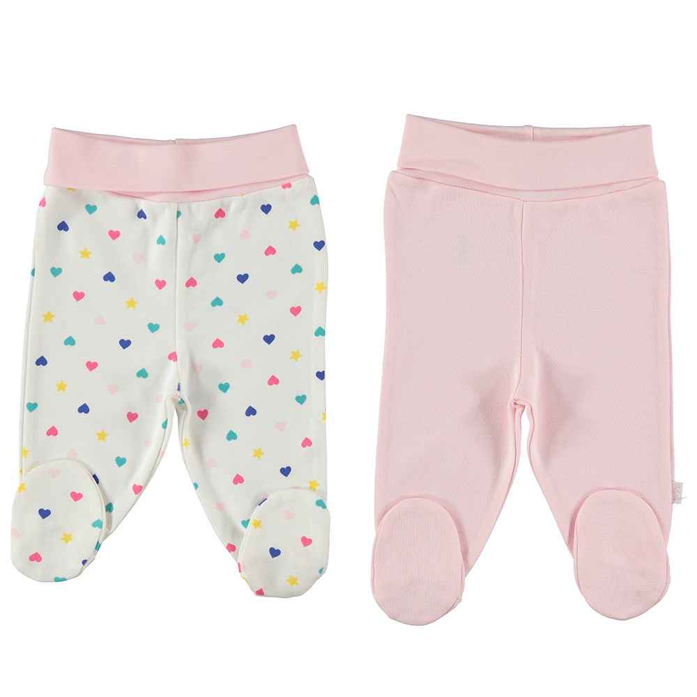 Bebetto T1248 Patikli Bebek Pantolonu Pembe