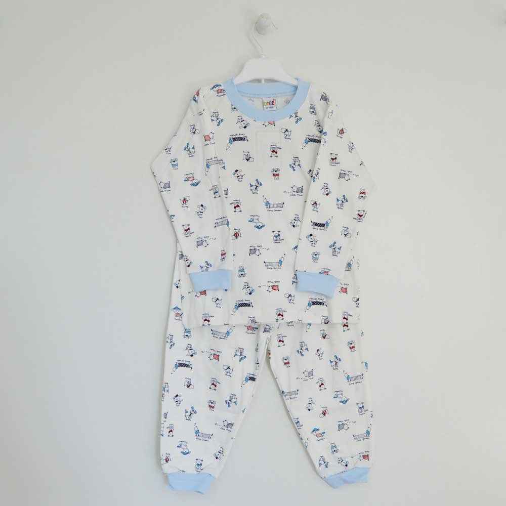 Sebi Bebe 2219 Çocuk Pijama Takımı Mavi