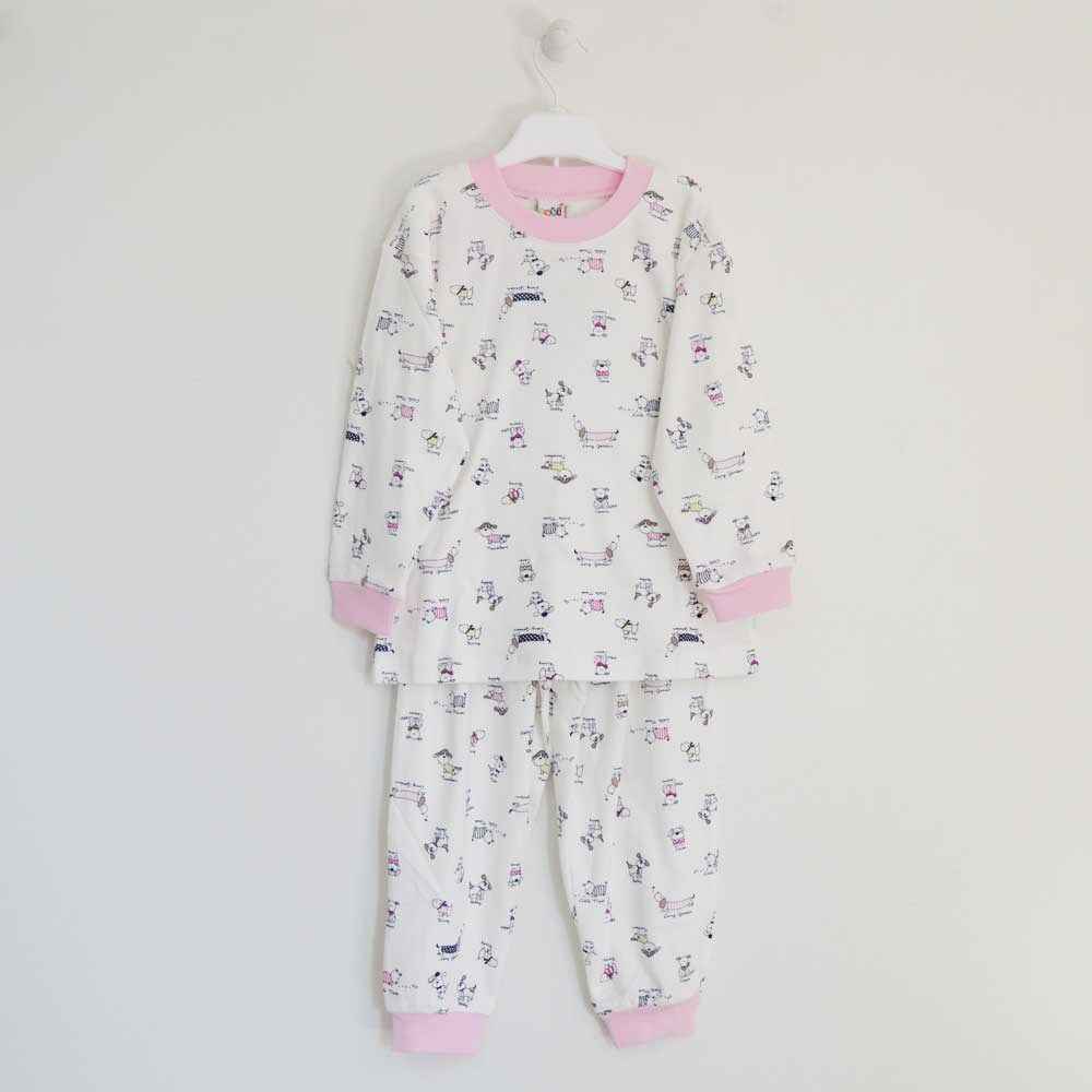 Sebi Bebe 2219 Çocuk Pijama Takımı Pembe