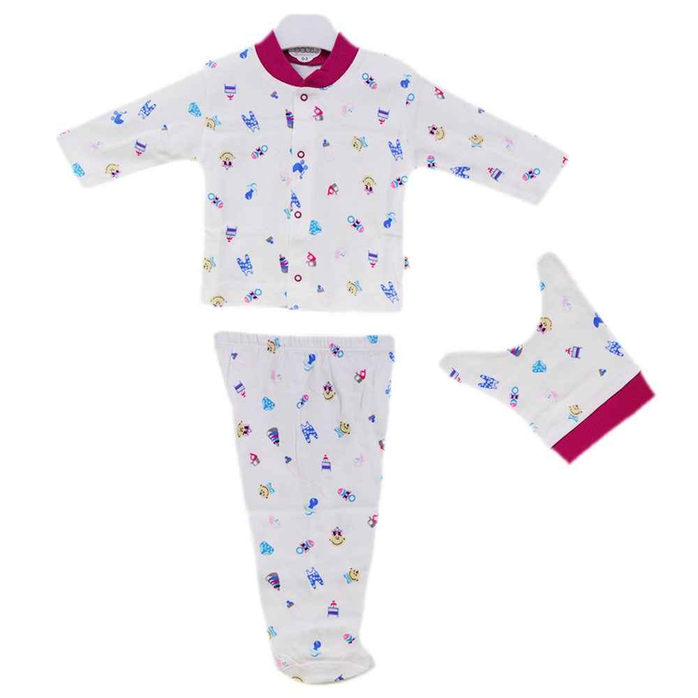 Sebi Bebe 2215 Bebek Pijama Takımı Mor
