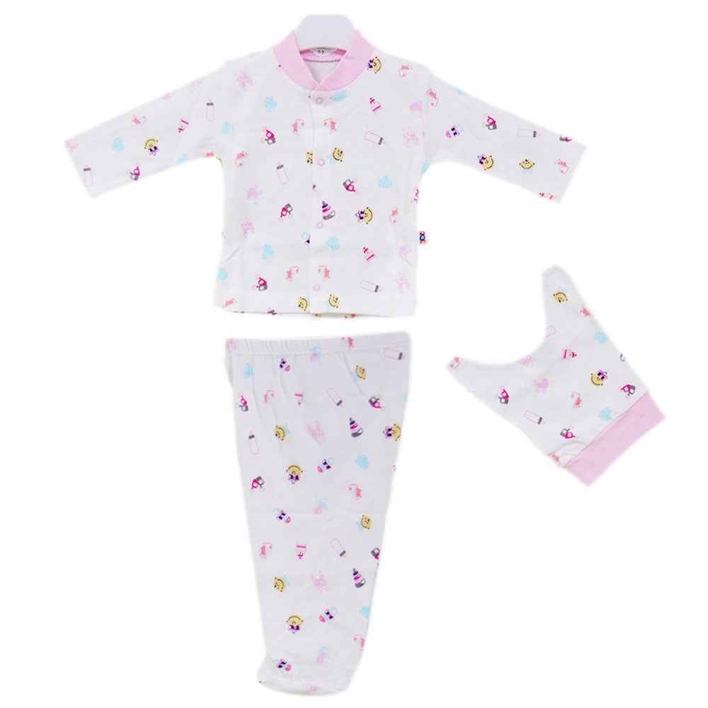 Sebi Bebe 2215 Bebek Pijama Takımı Pembe