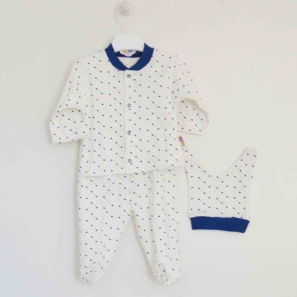 Sebi Bebe 2205 Bebek Pijama Takımı Lacivert