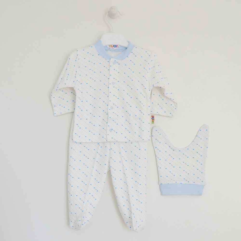 Sebi Bebe 2205 Bebek Pijama Takımı Mavi