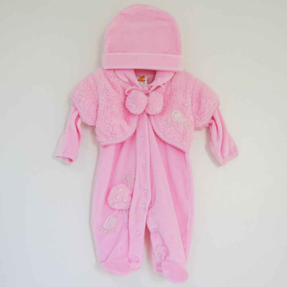 Kardeşler 3962 Bebek Tulum Pembe