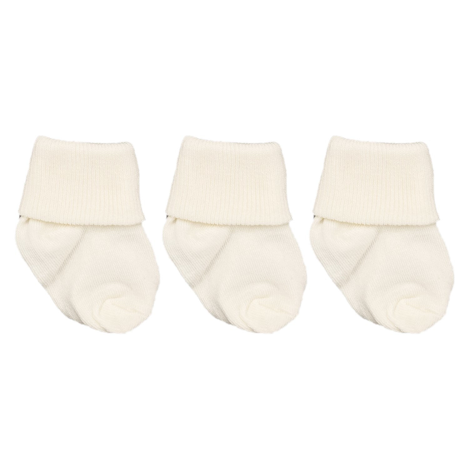 Sebi Bebe B120 3lü Bebek Çorabı  Krem