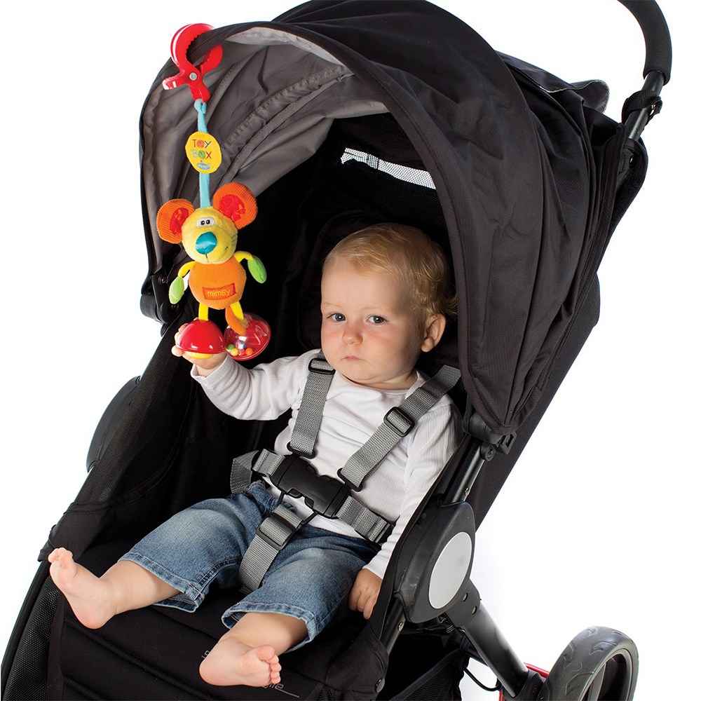 Playgro Çıngırak Fare 0+ Ay Turuncu