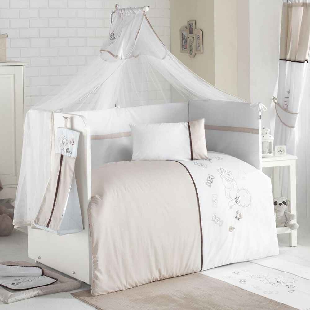 Dinoboo Baby Cream Oyun Parkı Uyku Seti 8 Parça 60X120 