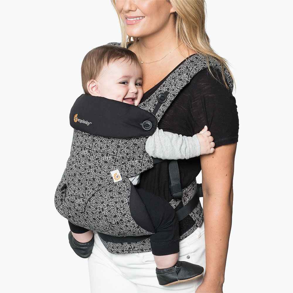 Ergo Baby Keith 360 Bebek Kanguru Haring Black