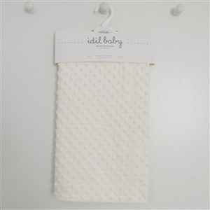 İdil Baby 10450 Ponpon Bebek Battaniyesi Krem