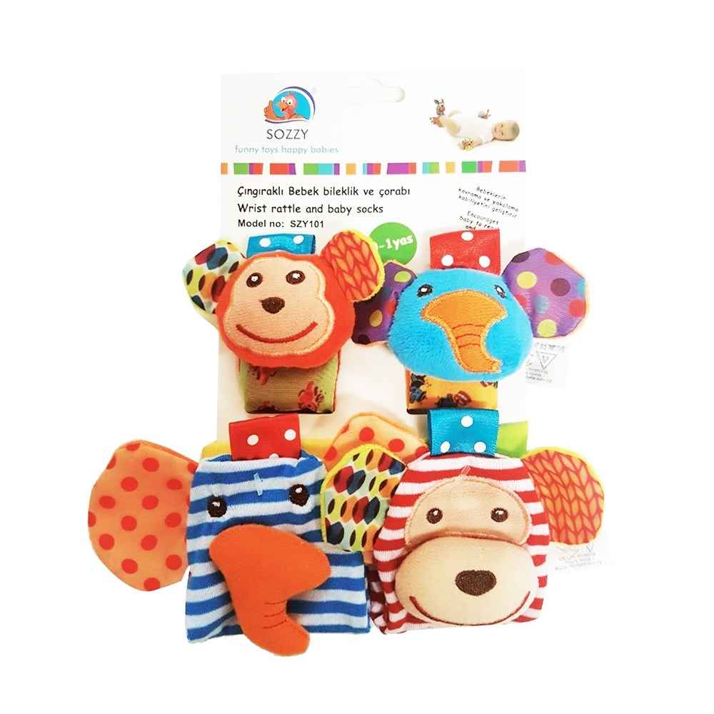 Sozzy Toys SZY118 Çıngıraklı Çorap ve Bileklik Seti 