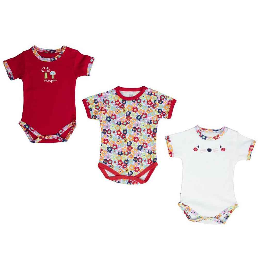 Bebepan 1878 3lü Bebek Body Orjinal Renk