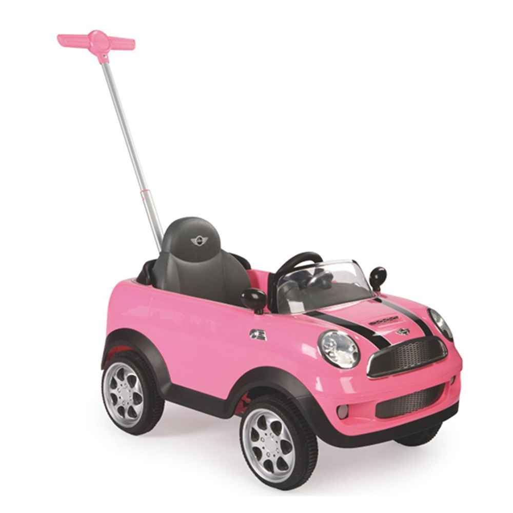 Rollplay ZW455EP Mini Cooper Push Car İtmeli Araba Pembe