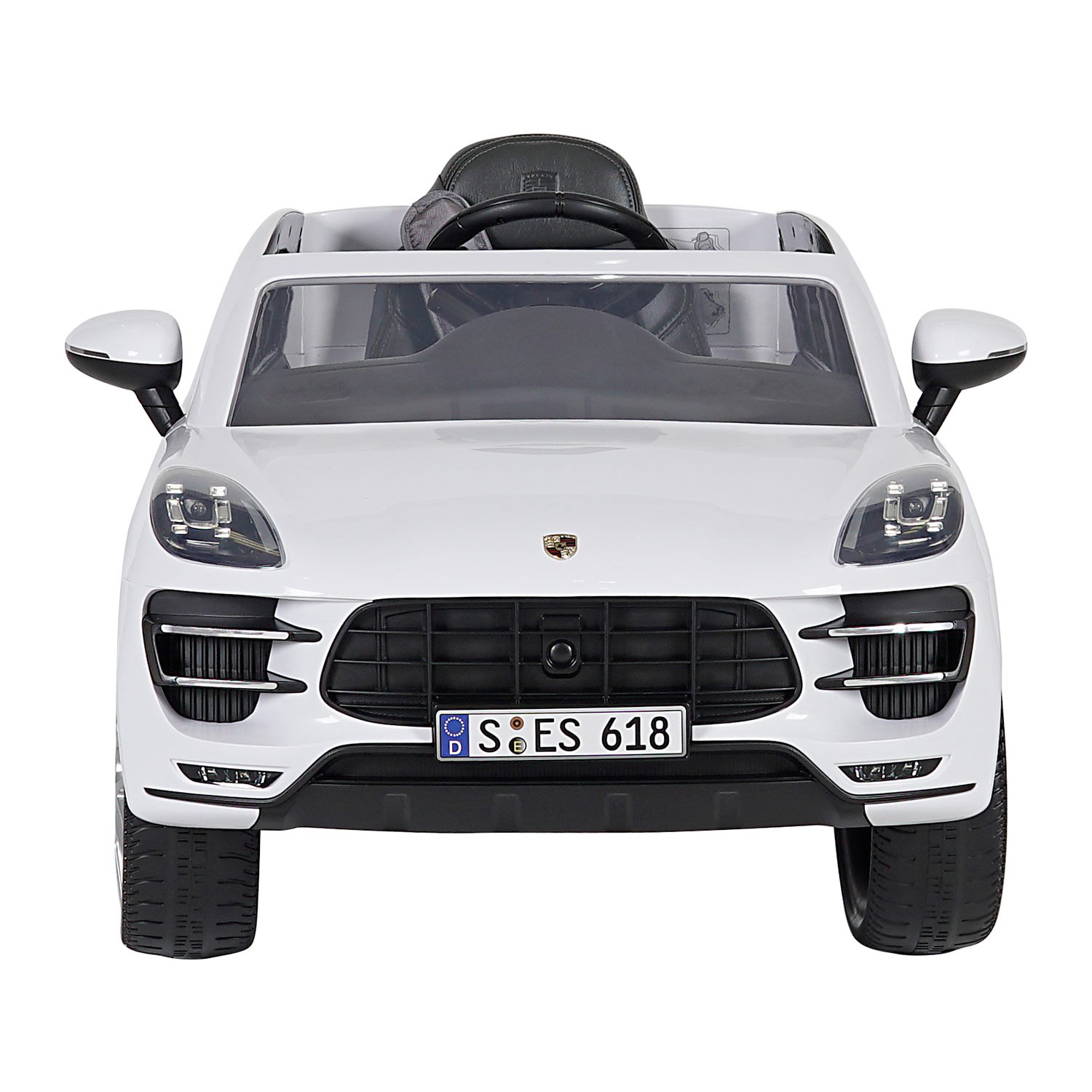 Rollplay Porsche Macan Turbo Akülü Araba W416QH04 12V Beyaz