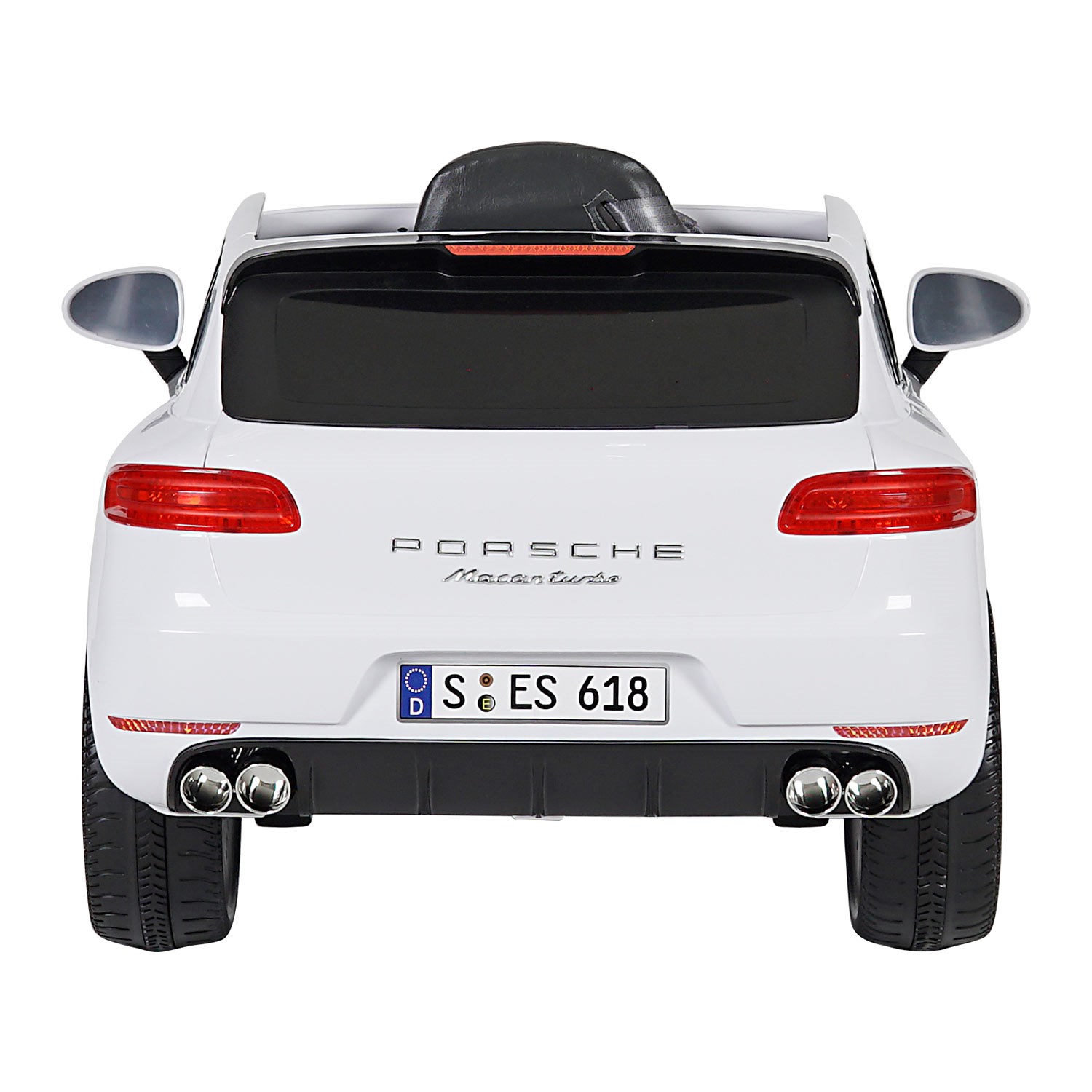 Rollplay Porsche Macan Turbo Akülü Araba W416QH04 12V Beyaz