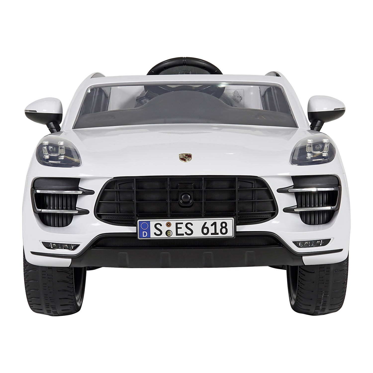 Rollplay Porsche Macan Turbo Akülü Araba W416QH04 12V Beyaz