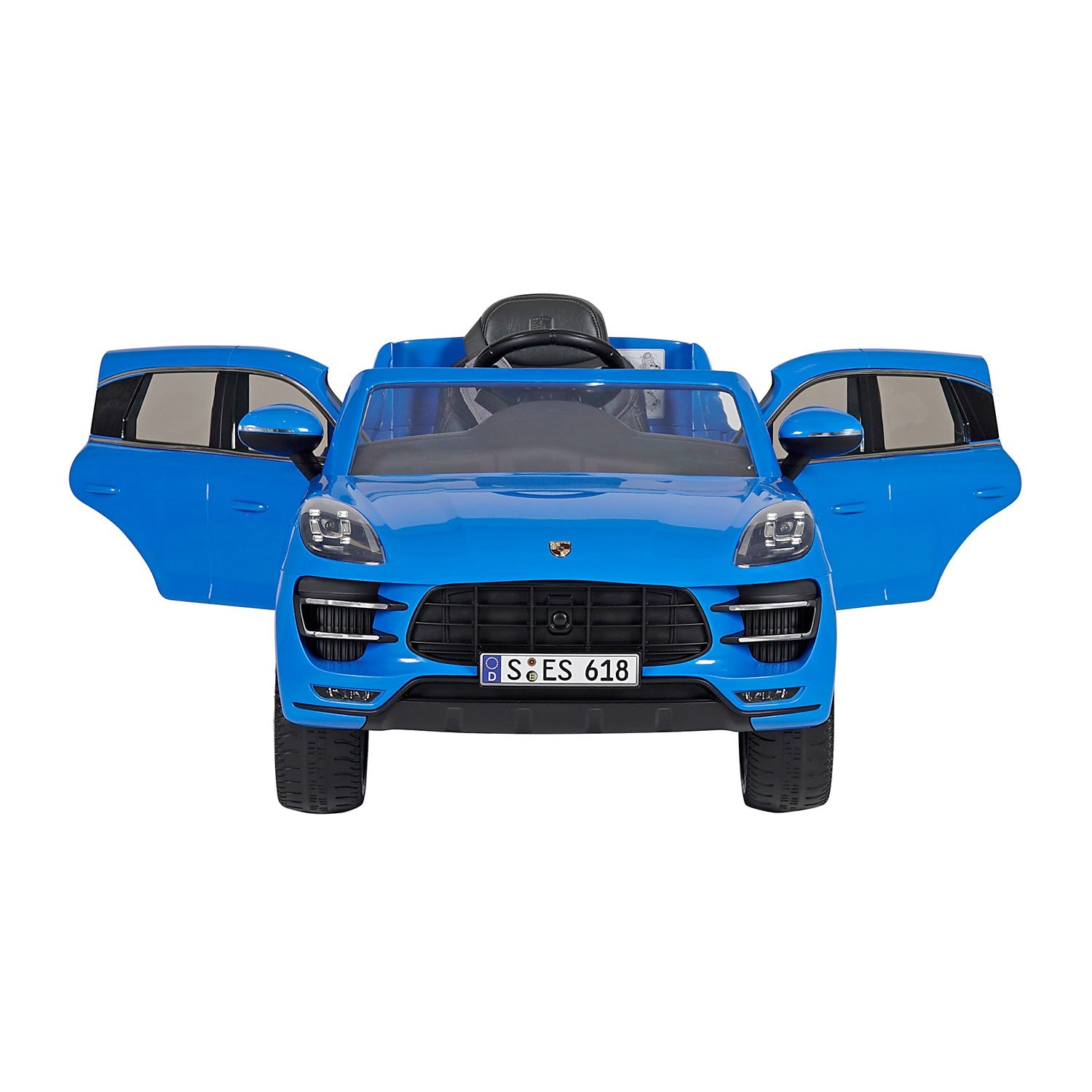 Rollplay Porsche Macan Turbo Akülü Araba W416QH04 12V Mavi