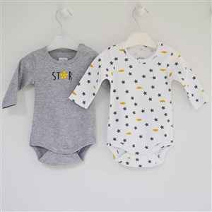 İdil Baby 8603 Bebek Body Baskılı