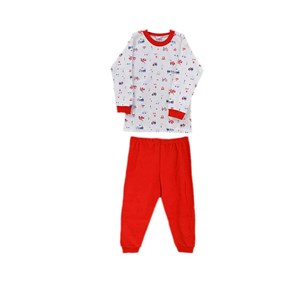 Sebi Bebe 2501 Çocuk Pijama Takımı Kırmızı
