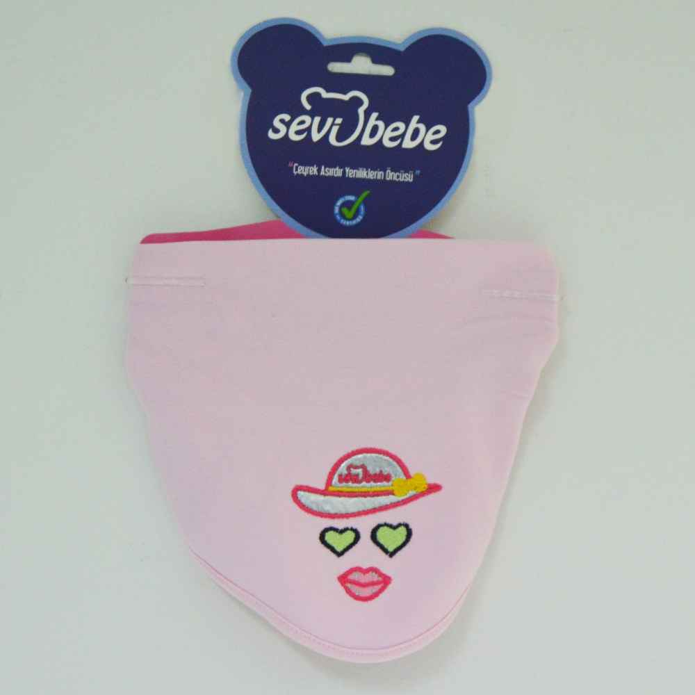 Sevi Bebe 12014 Bebek Fular Önlük Pembe