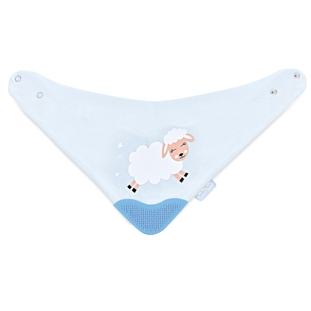 Babyjem 68374 Bebek Fular Önlük Mavi