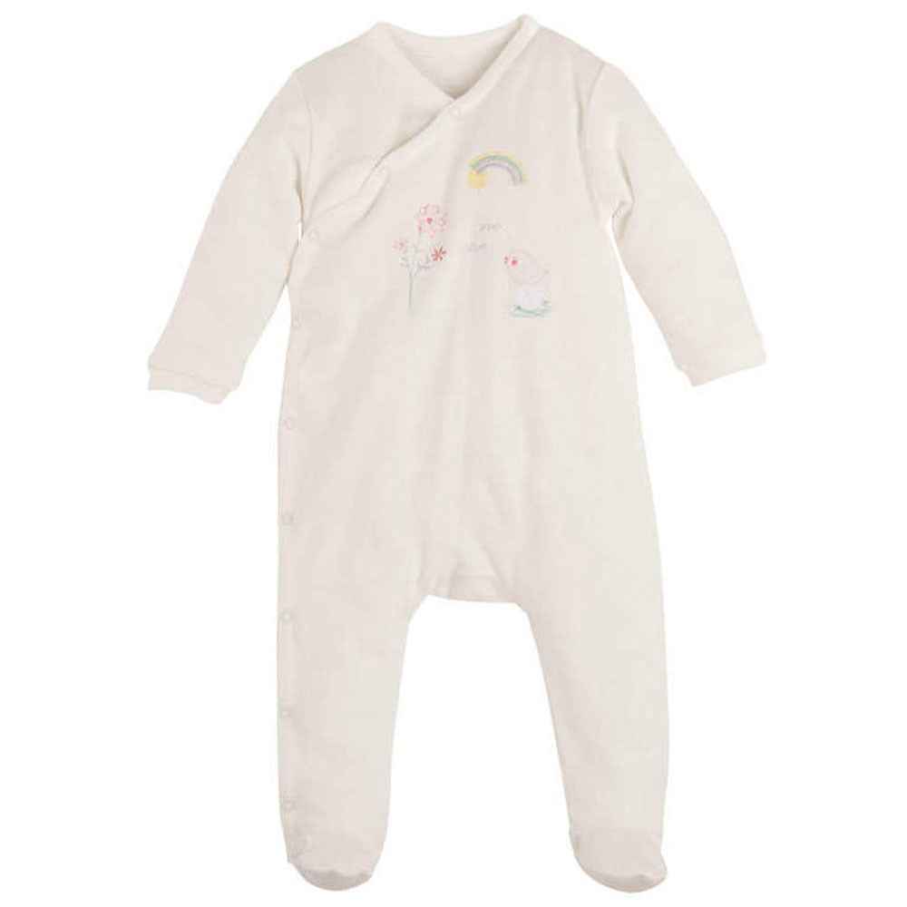 İdil Baby 9699 Bebek Tulum Krem