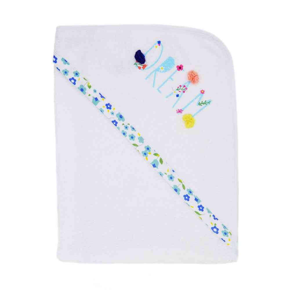 İdil Baby 9770 Bebek Havlusu Beyaz