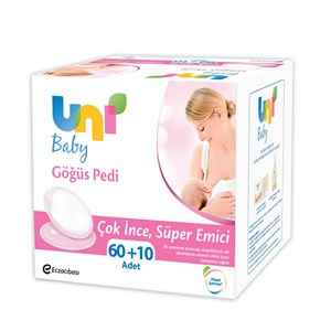 Uni Baby 730030 Göğüs Pedi 60+10 Adet 