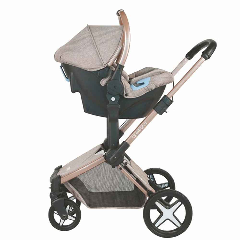 Prego 2086 Quattro Travel Bebek Arabası Bej