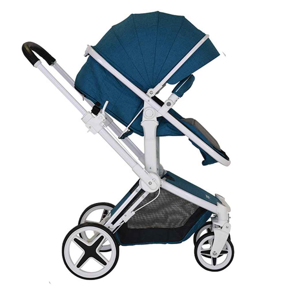 Prego 2086 Quattro Travel Bebek Arabası Mavi