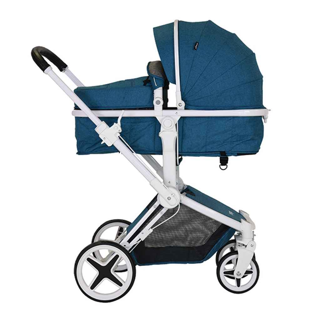 Prego 2086 Quattro Travel Bebek Arabası Mavi