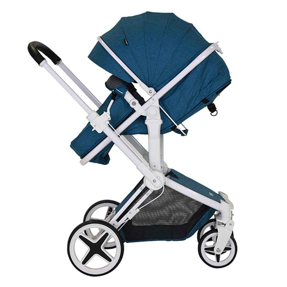 Prego 2086 Quattro Travel Bebek Arabası Mavi