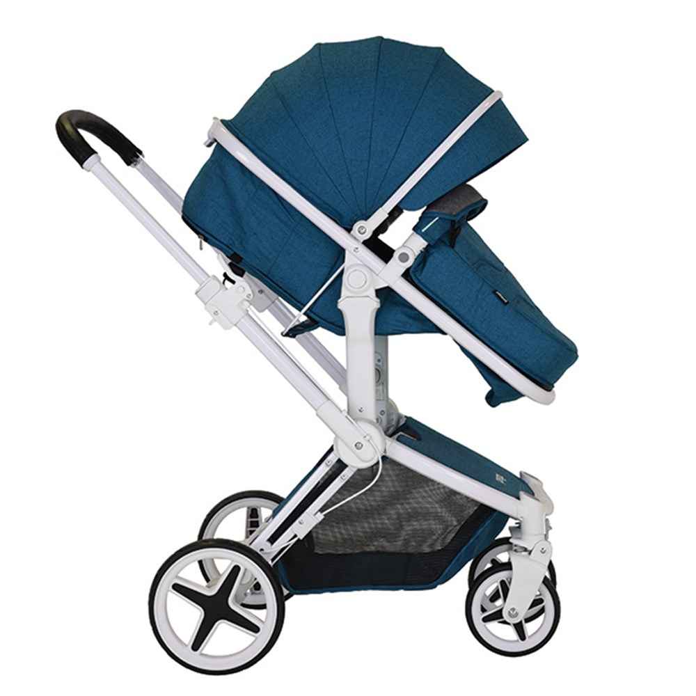 Prego 2086 Quattro Travel Bebek Arabası Mavi