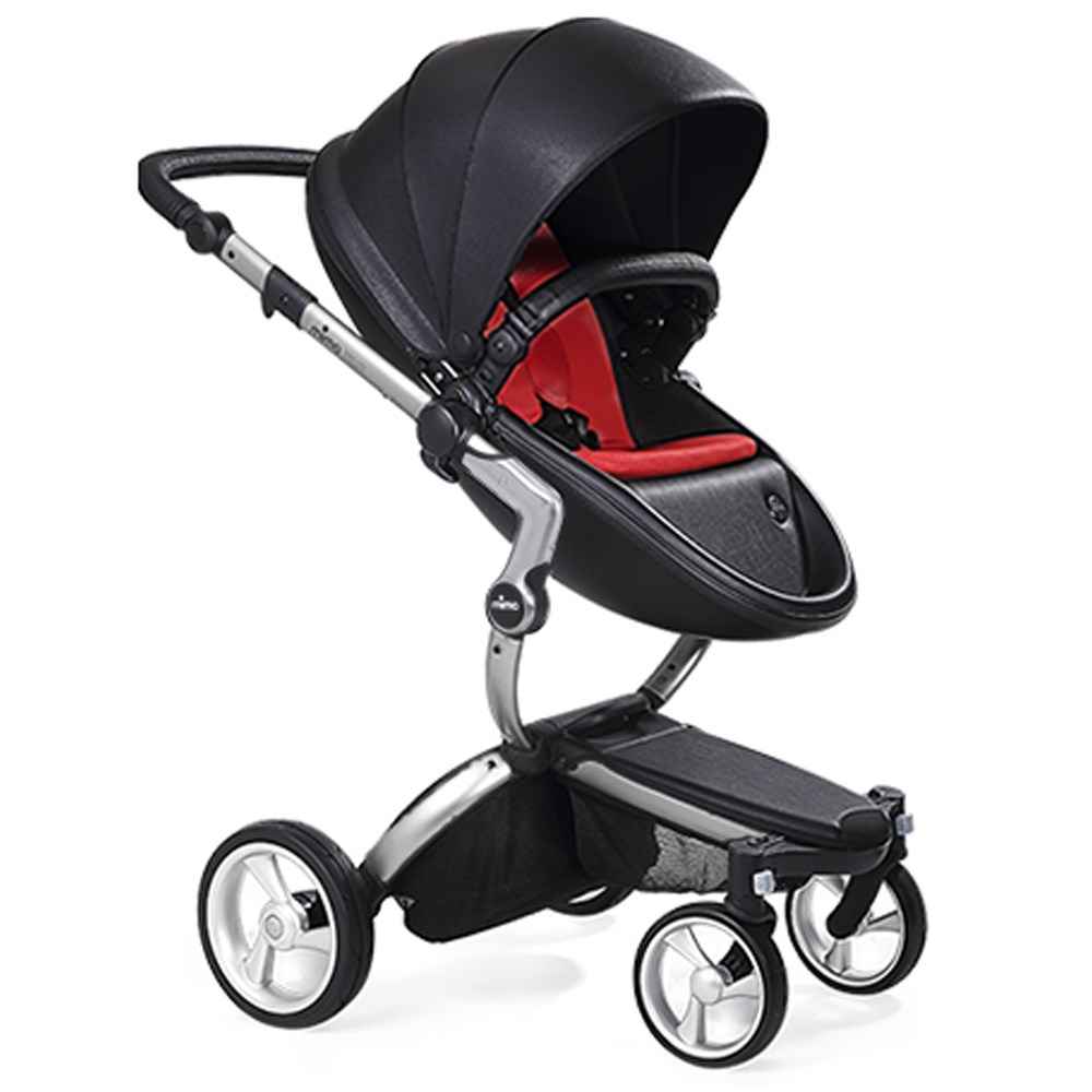 Mima Xari İkili Sistem Portbebeli Bebek Arabası Ruby Red