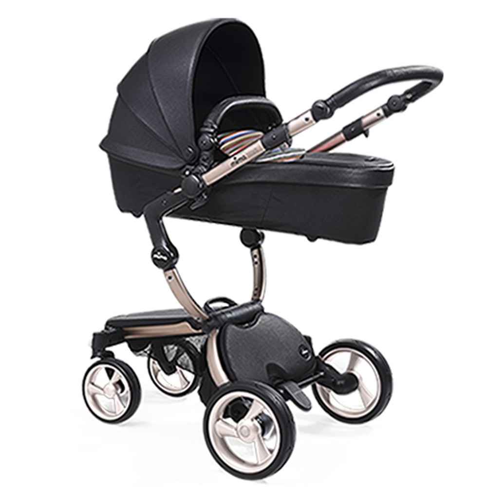 Mima Xari İkili Sistem Portbebeli Bebek Arabası Autumn Stripes