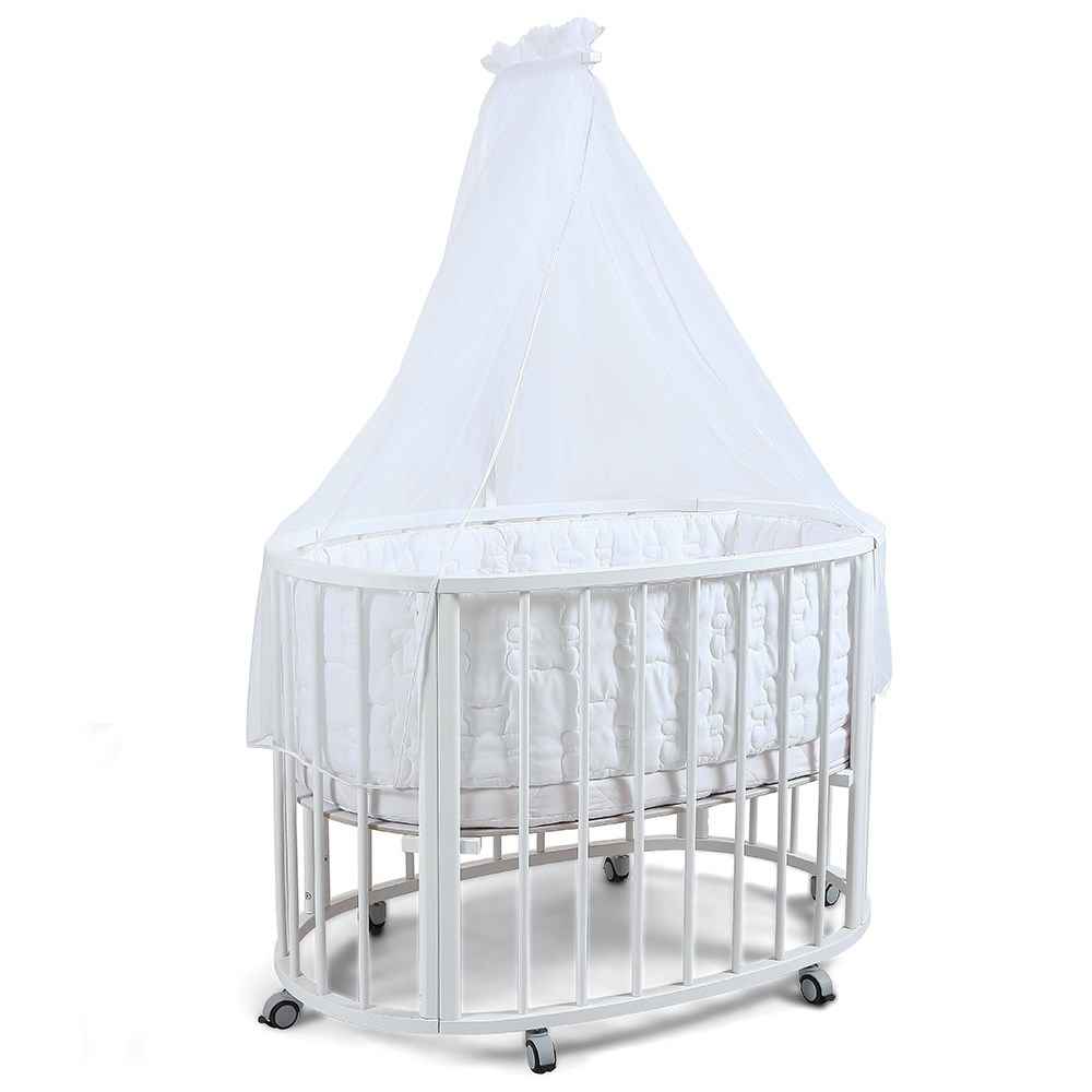 Bebe De Luxe Elipso Ahsap Besik Beyaz Fiyati Ilke Bebe