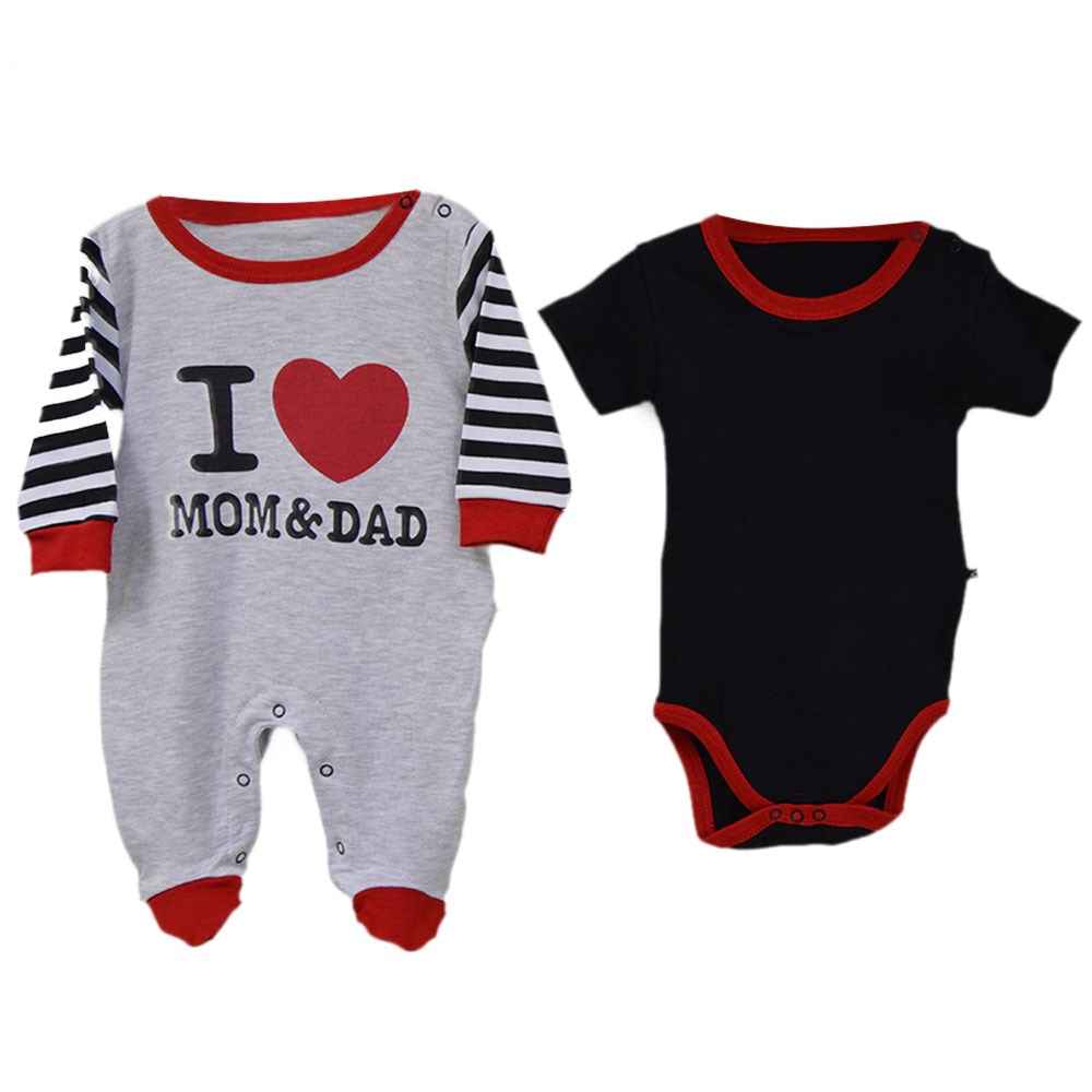 Babycool 44442 I Love Mom & Dad Tulum Bebek Body Kırmızı