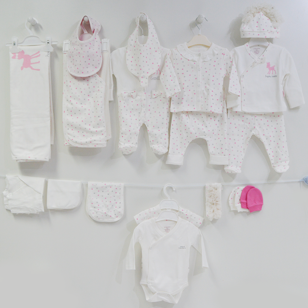 Andywawa AC8062 Puppies Gazelle Hastane Çıkışı 20li Set Ekru