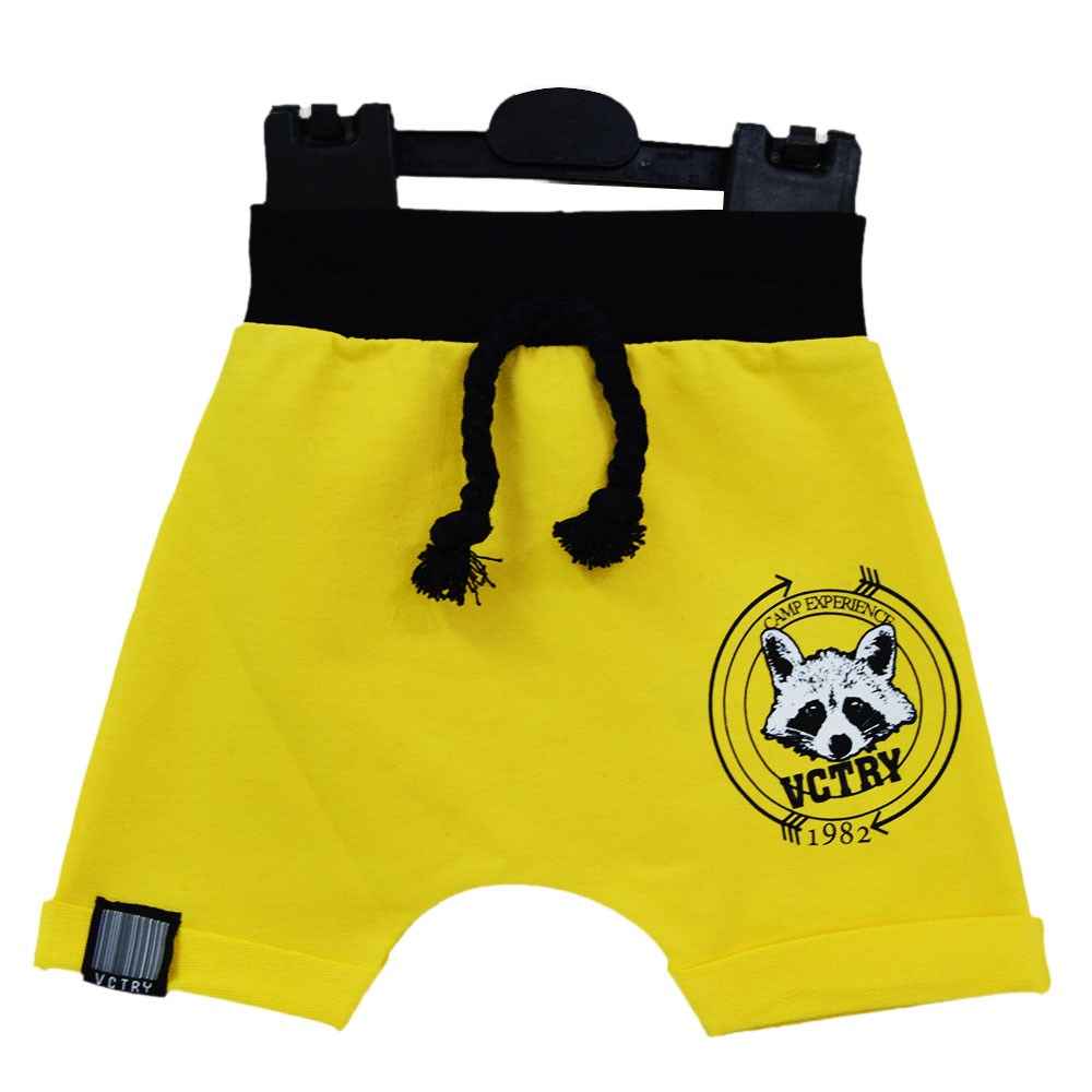 Victory 85636 Raccoon Bebek Şort Sarı